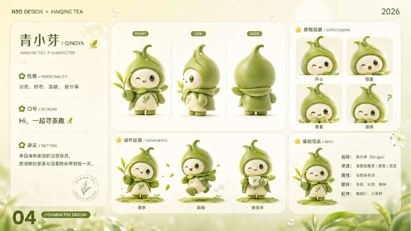 海青茶韵IP形象